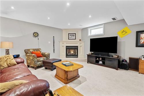 251 Foxridge Drive, Ancaster, ON - Indoor Photo Showing Living Room With Fireplace