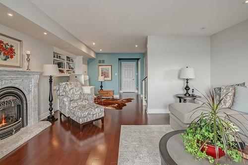 2136 Old Lakeshore Road|Unit #10, Burlington, ON - Indoor Photo Showing Living Room With Fireplace