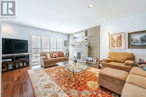 15 Eldorado Court, Toronto, ON - Indoor Photo Showing Living Room With Fireplace