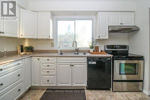 1201 Whitefield Drive, Peterborough, ON - Indoor Photo Showing Kitchen With Double Sink