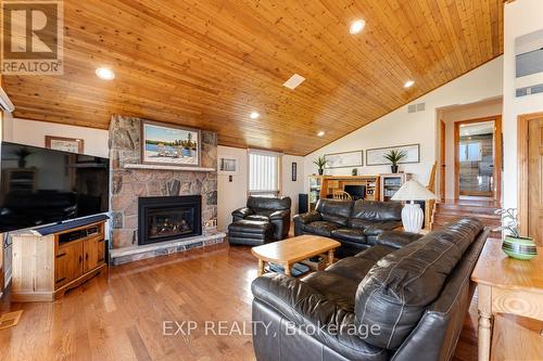 229 Lake Drive N, Georgina (Historic Lakeshore Communities), ON - Indoor Photo Showing Living Room With Fireplace