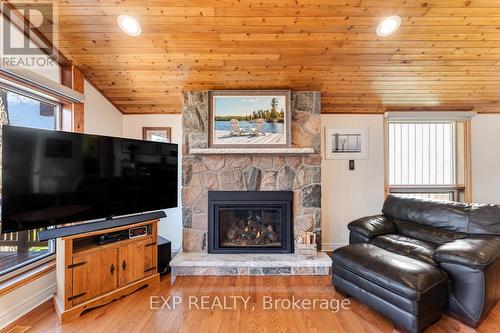 229 Lake Drive N, Georgina, ON - Indoor Photo Showing Living Room With Fireplace