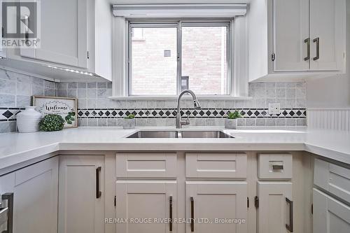 75A Heale Avenue, Toronto, ON - Indoor Photo Showing Kitchen With Double Sink