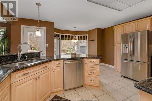 2220 Edgemore, Lasalle, ON - Indoor Photo Showing Kitchen With Double Sink