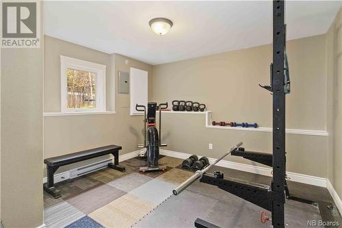 60 Weavers Way, Fredericton, NB - Indoor Photo Showing Gym Room