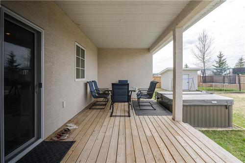 74 Wyndham Estate Drive, Steinbach, MB - Outdoor With Deck Patio Veranda With Exterior