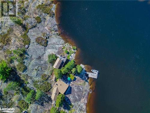 Aerial of river - Part 3 Island Tp3464, French River, ON - Outdoor With Body Of Water With View