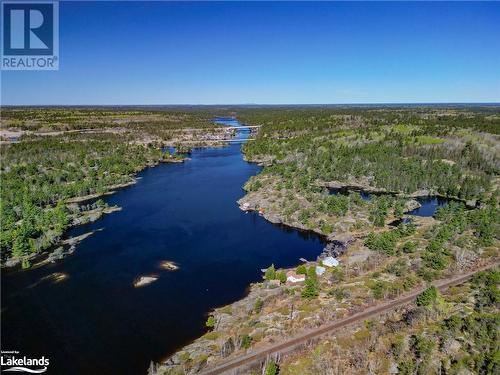 Aerial of river - Part 3 Island Tp3464, French River, ON - Outdoor With Body Of Water With View