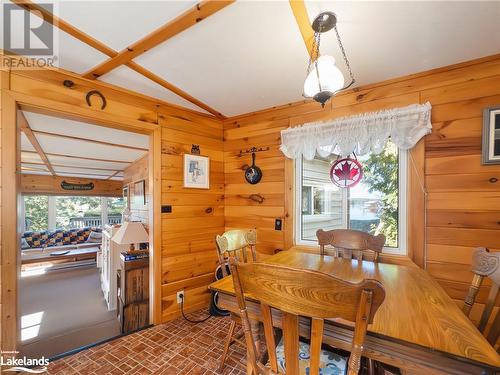 Dining area - Part 3 Island Tp3464, French River, ON - Indoor Photo Showing Dining Room