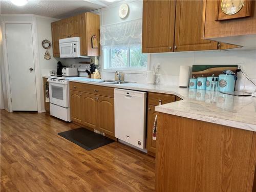 45 Bluebird Crescent, Brandon, MB - Indoor Photo Showing Kitchen With Double Sink