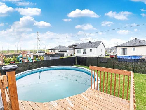 Cour - 2425 Rue Verdi, Drummondville, QC - Outdoor With Above Ground Pool With Backyard
