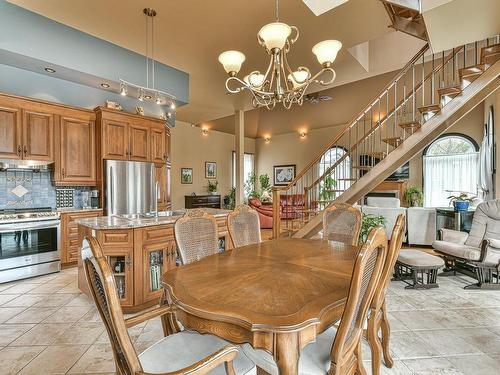 Dining room - 41 Ch. Thibault, Saint-Donat, QC - Indoor Photo Showing Dining Room