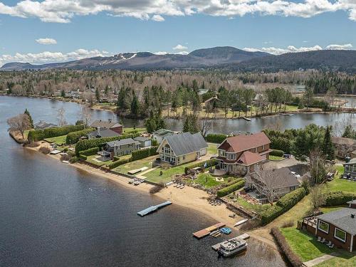 Aerial photo - 41 Ch. Thibault, Saint-Donat, QC - Outdoor With Body Of Water With View