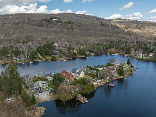 Photo aÃ©rienne - 41 Ch. Thibault, Saint-Donat, QC - Outdoor With Body Of Water With View