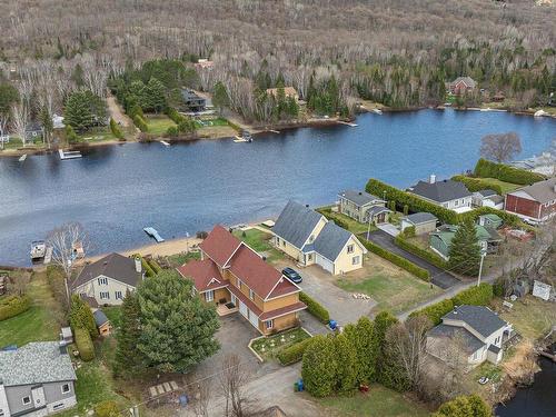 Photo aÃ©rienne - 41 Ch. Thibault, Saint-Donat, QC - Outdoor With Body Of Water With View