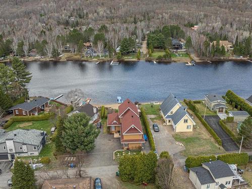 Photo aÃ©rienne - 41 Ch. Thibault, Saint-Donat, QC - Outdoor With Body Of Water With View