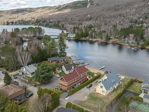 Aerial photo - 41 Ch. Thibault, Saint-Donat, QC - Outdoor With Body Of Water With View