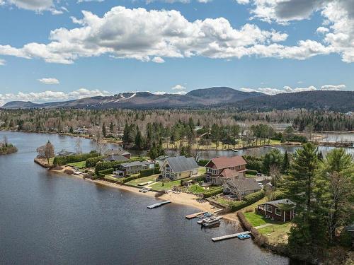 Aerial photo - 41 Ch. Thibault, Saint-Donat, QC - Outdoor With Body Of Water With View