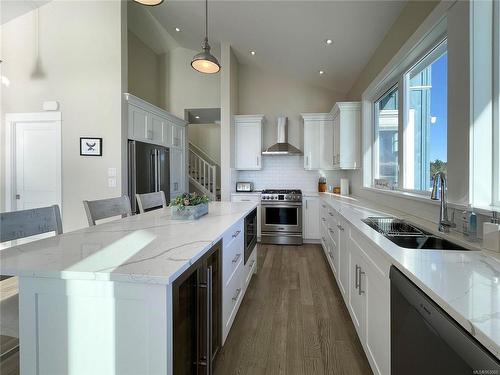 812 Sunset Pt, Sooke, BC - Indoor Photo Showing Kitchen With Double Sink With Upgraded Kitchen