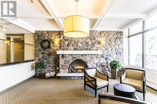206 - 1615 Bloor Street, Mississauga, ON - Indoor With Fireplace