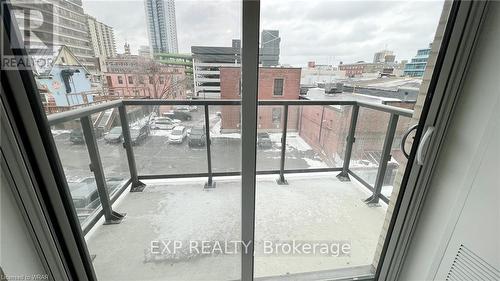 208 - 55 Duke Street W, Kitchener, ON - Outdoor With Balcony With View