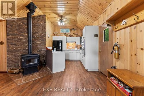 354 Forest View Road, Hastings Highlands, ON - Indoor With Fireplace