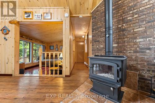 354 Forest View Road, Hastings Highlands, ON - Indoor With Fireplace