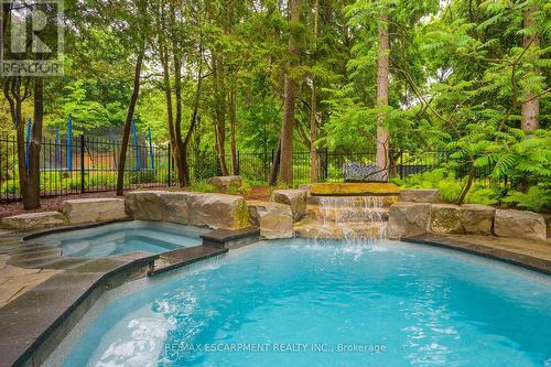 4169 Lakeshore Road, Burlington, ON - Outdoor With In Ground Pool With Backyard