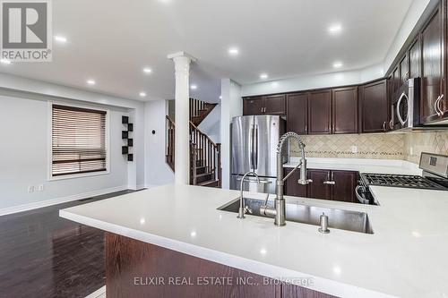 61 Bushmill Circle, Brampton, ON - Indoor Photo Showing Kitchen With Double Sink With Upgraded Kitchen