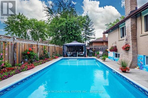 853 Sanok Drive, Pickering, ON - Outdoor With In Ground Pool With Backyard