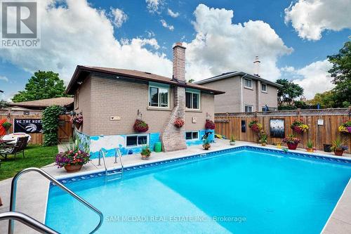 853 Sanok Drive, Pickering, ON - Outdoor With In Ground Pool