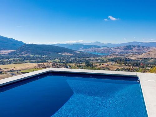 55 Ranchland Place, Coldstream, BC - Outdoor With In Ground Pool With View