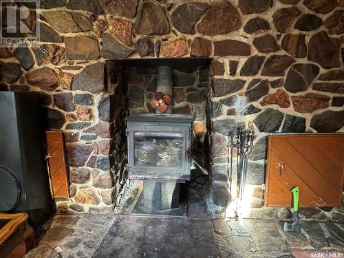 613 Niskemin Drive, Lac La Ronge, SK - Indoor With Fireplace