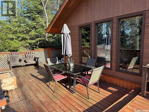 613 Niskemin Drive, Lac La Ronge, SK - Outdoor With Deck Patio Veranda With Exterior