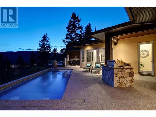 168 Skyland Drive, Kelowna, BC - Outdoor With In Ground Pool With Deck Patio Veranda With Exterior