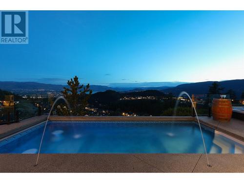 168 Skyland Drive, Kelowna, BC - Outdoor With In Ground Pool With View