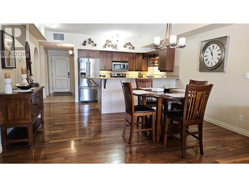 7922 Okanagan Landing Road Unit# 502, Vernon, BC - Indoor Photo Showing Dining Room