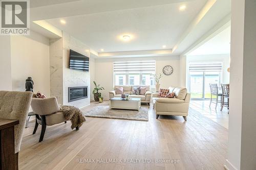 507 Filly Terrace, Ottawa, ON - Indoor Photo Showing Living Room With Fireplace