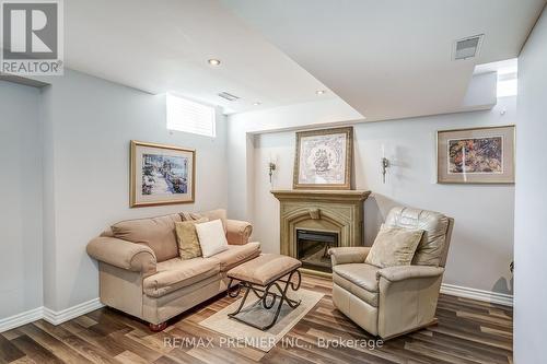 1 Sibella Way, Vaughan, ON - Indoor Photo Showing Living Room With Fireplace