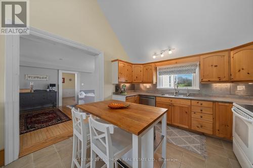 875 Melville Road, Prince Edward County, ON - Indoor Photo Showing Kitchen With Double Sink