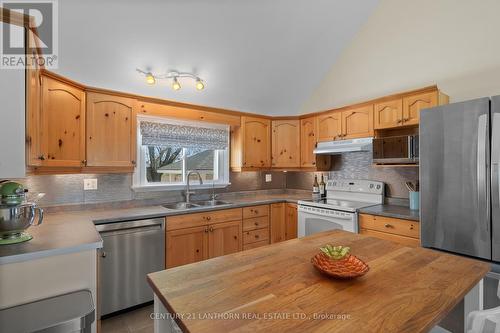 875 Melville Road, Prince Edward County, ON - Indoor Photo Showing Kitchen With Double Sink