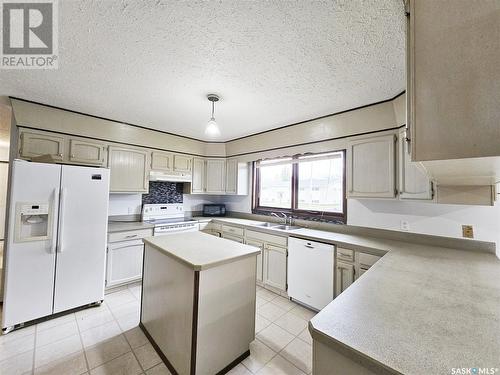 1282 111Th Street, North Battleford, SK - Indoor Photo Showing Kitchen With Double Sink