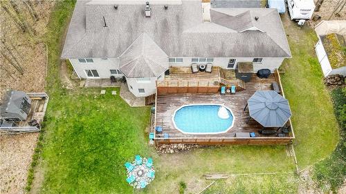 79 Kingfisher Crescent, Tiny, ON - Outdoor With Above Ground Pool