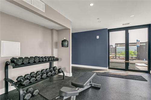 15 Queen Street S|Unit #2311, Hamilton, ON - Indoor Photo Showing Gym Room
