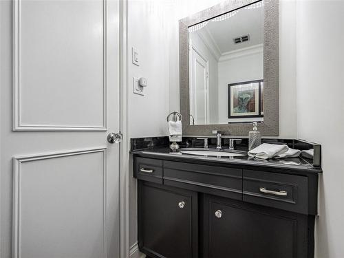 Main Level Powder Room - 2100 Salisbury Court, Burlington, ON - Indoor Photo Showing Bathroom
