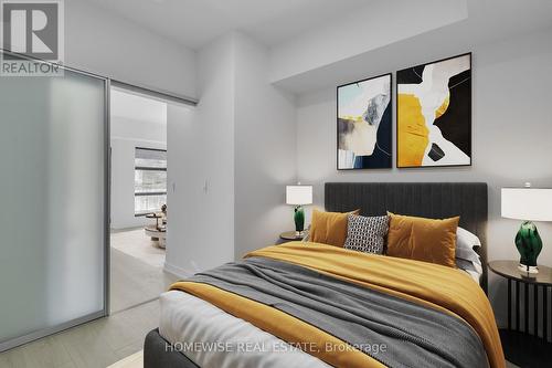 208 - 485 Logan Avenue, Toronto, ON - Indoor Photo Showing Bedroom