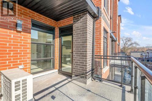208 - 485 Logan Avenue, Toronto, ON - Outdoor With Balcony With Exterior