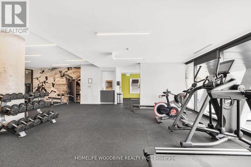 210 - 7 Smith Crescent, Toronto, ON - Indoor Photo Showing Gym Room