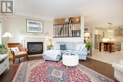 357 Shipway Avenue, Clarington, ON - Indoor Photo Showing Living Room With Fireplace
