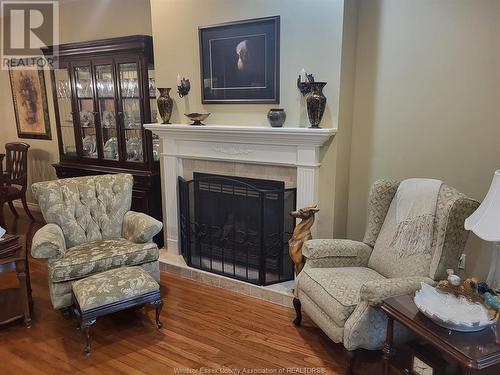 1476 Poisson Street, Tecumseh, ON - Indoor Photo Showing Living Room With Fireplace